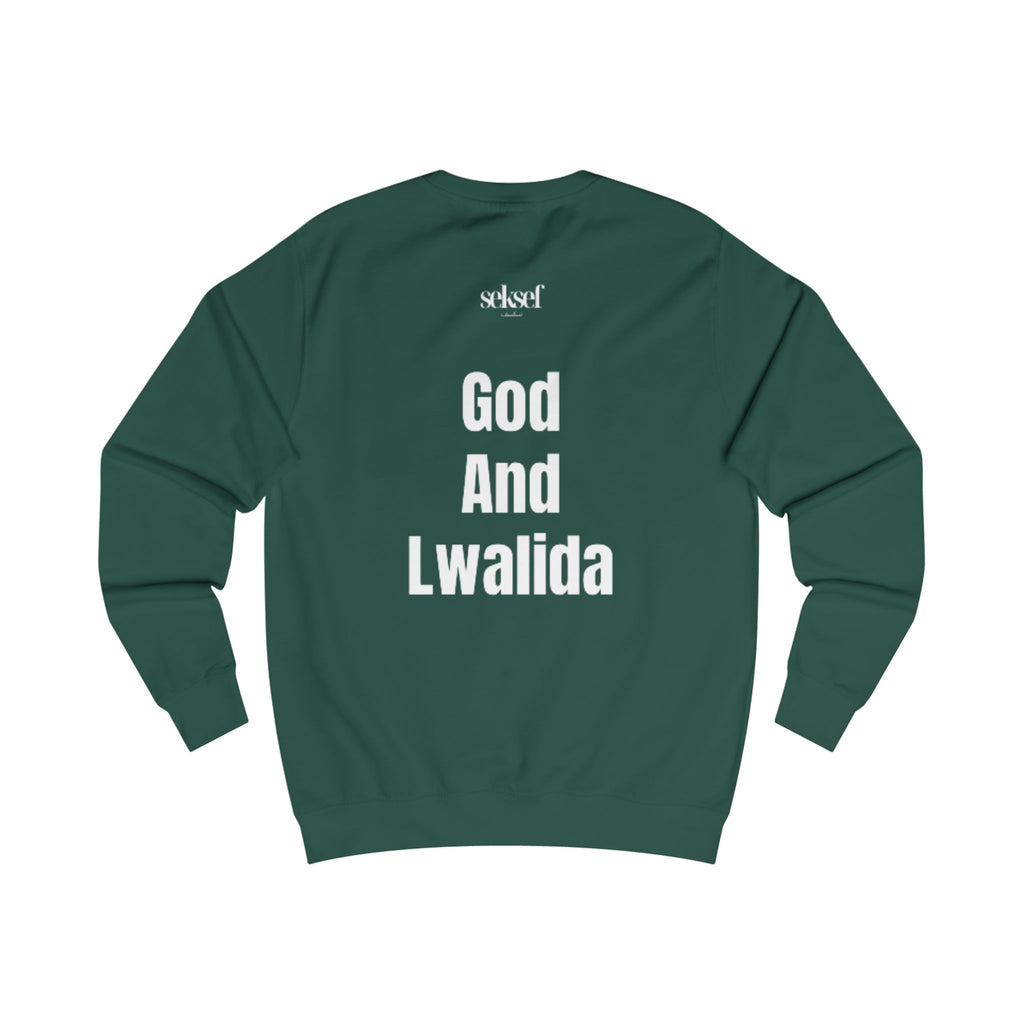 Sweatshirt — 'God And Lwalida'